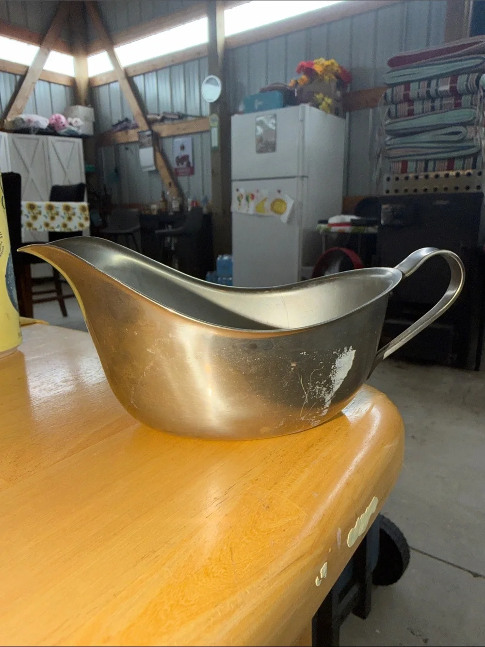 Wallace Stainless Steel Gravy Sauce Boat